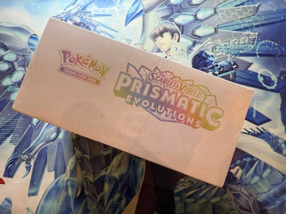 Pokemon Prismatic Evolutions Pokemon Center Elite Trainer Box W/ Acrylic