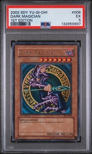 Yugioh - Dark Magician SDY-006 1st Edition PSA 5