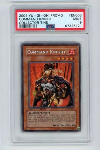 YUGIOH Command Knight CT1 EN003 Secret Rare PSA 9