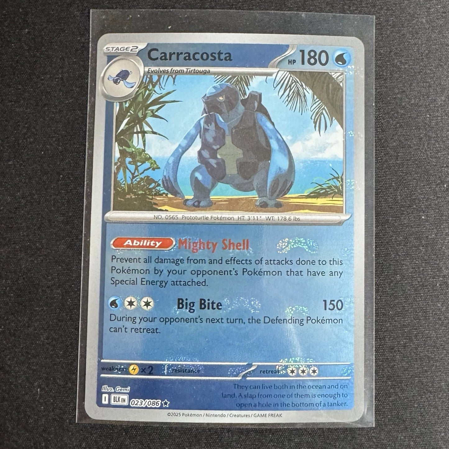 Carracosta (Master Ball Pattern) 23 - SV Black Bolt Holofoil