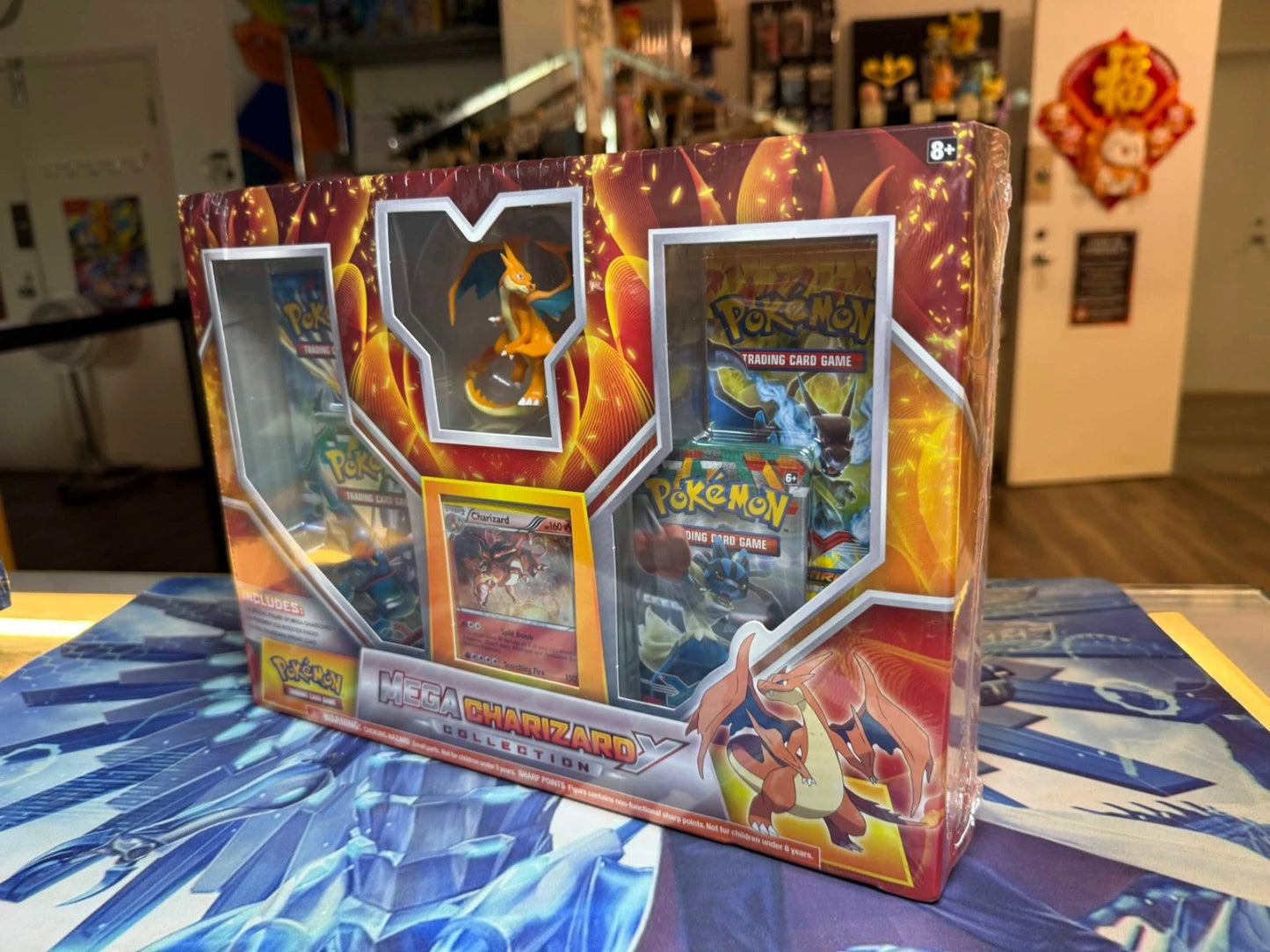 Pokemon Mega Charizard Figure Collection (W/ Acrylic Case)