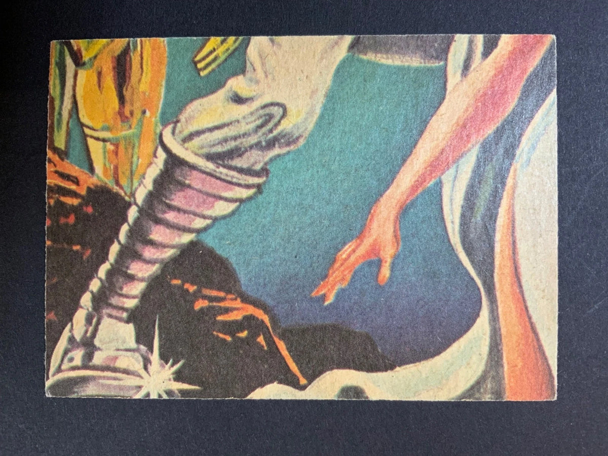 Star Wars 1977 OPC Luke Rushes To Save His Loved Ones #25 Evid Trim