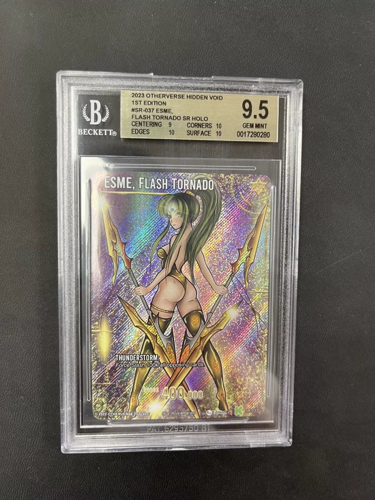 Otherverse Esme. Flash Tornado SR Holo SR-037 - 2023 Hidden Void 1st edition