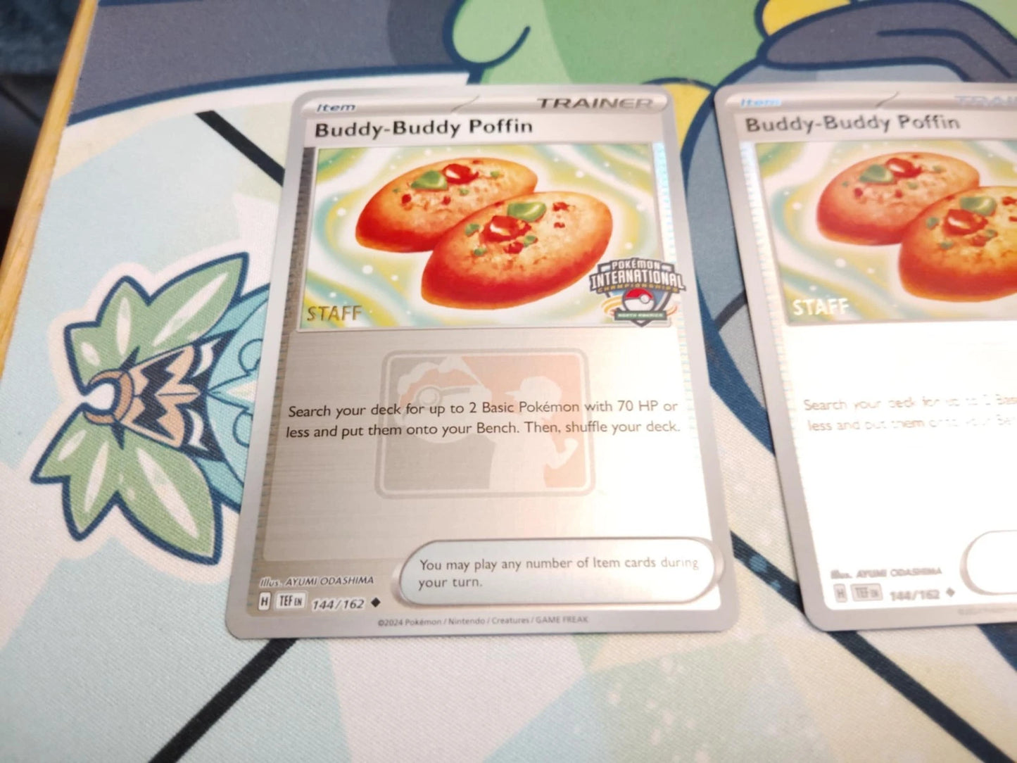 Buddy-Buddy Poffin (NAIC Promo) [Staff] 144 - League & Championship Cards Reverse Holofoil