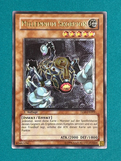 Yugioh Millennium SKorpion 1st Edition TLM-DE009 Ultimate Rare GERMAN LP