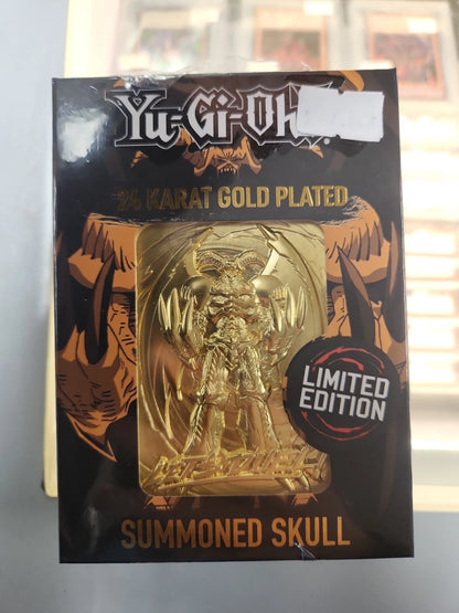 [CLEARANCE] Yugioh 24k Gold Plated Card Summoned Skull