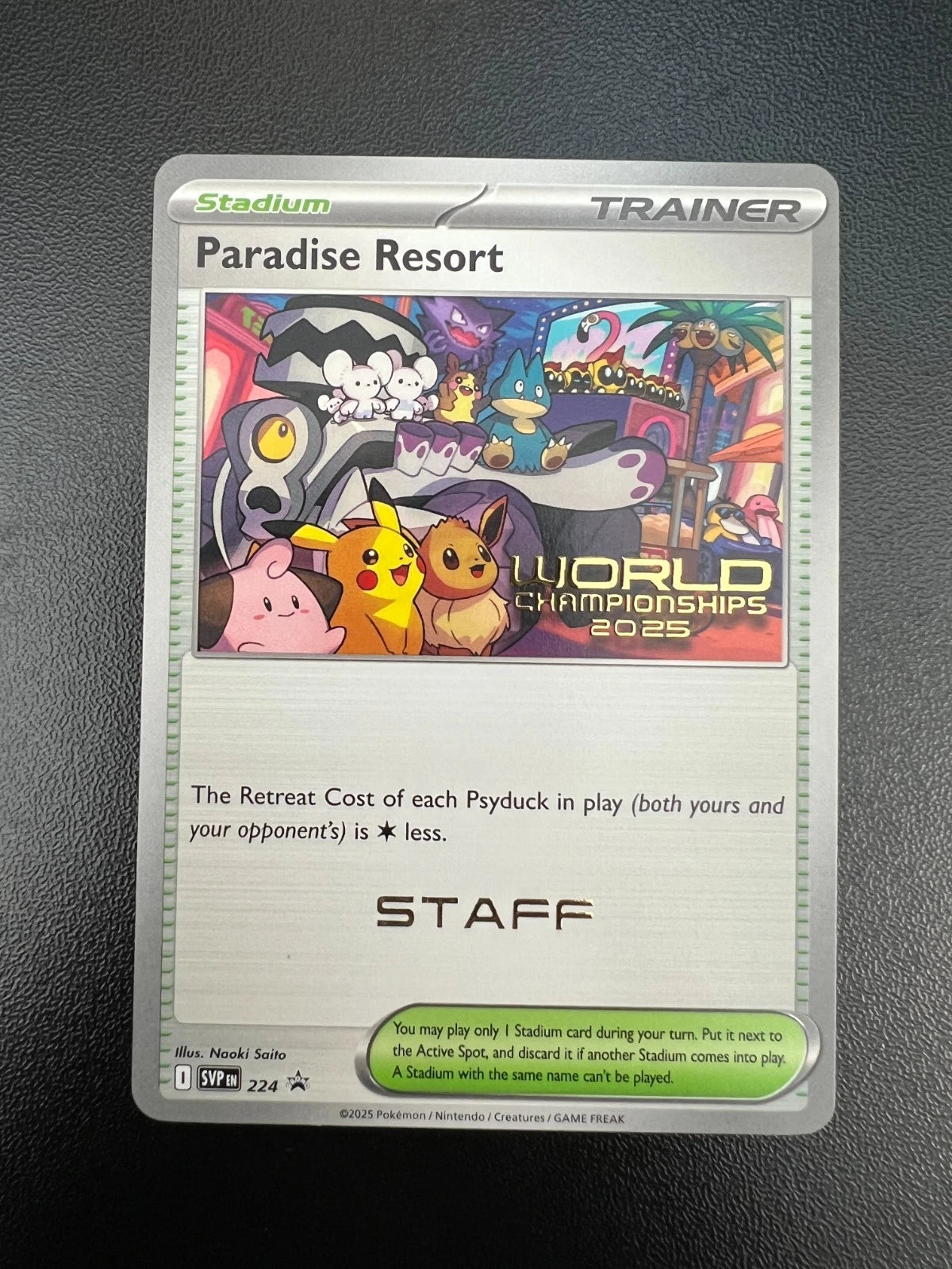 Paradise Resort - 224 (World Championships 2025) [Staff] 224 - SV Scarlet & Violet Promo Cards