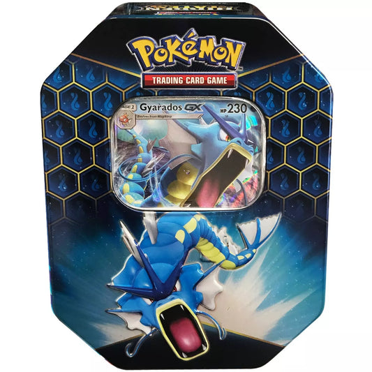 Pokemon Hidden Fates Gyarados GX Tin Sealed (w)