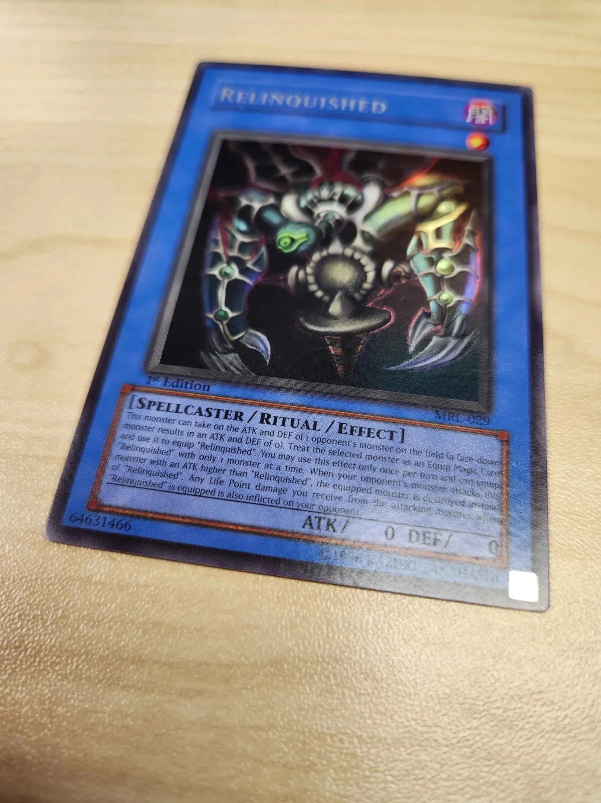 Yugioh Relinquished MRL-029 Magic Ruler 1st Edition NM