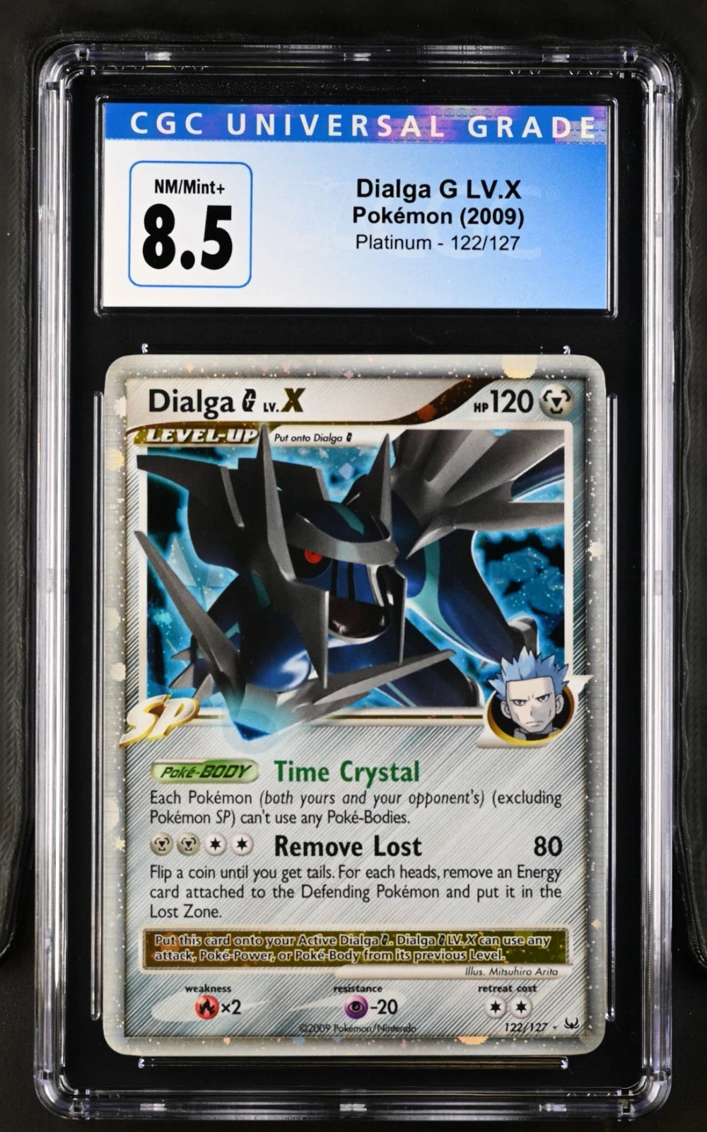 Pokemon - Dialga G Lv. X Platinum 122/127 CGC 8.5