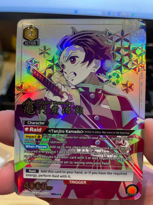 Union Arena Tanjiro Kamado UE05BT/KMY-1-008 SR *** Signature NM