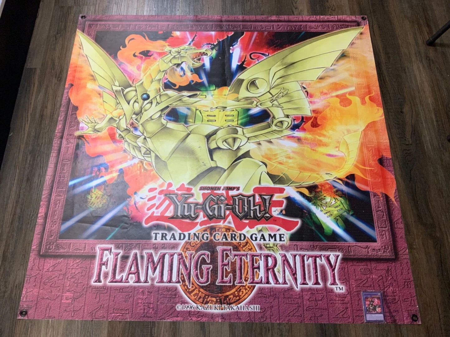 Yugioh Flaming Eternity FET Official OTS Vinyl Hanger Banner 48"x48"