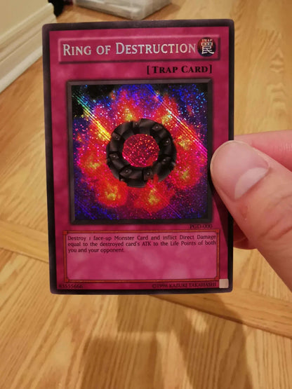 Yugioh Ring of Destruction PGD-000 Secret Rare NM REVERSE HOLO
