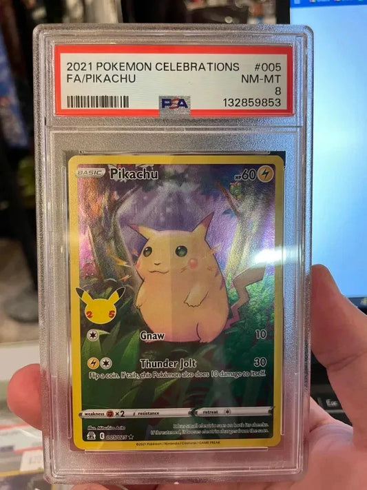 Pokemon - Pikachu 5/25 Celebrations PSA 8 #2