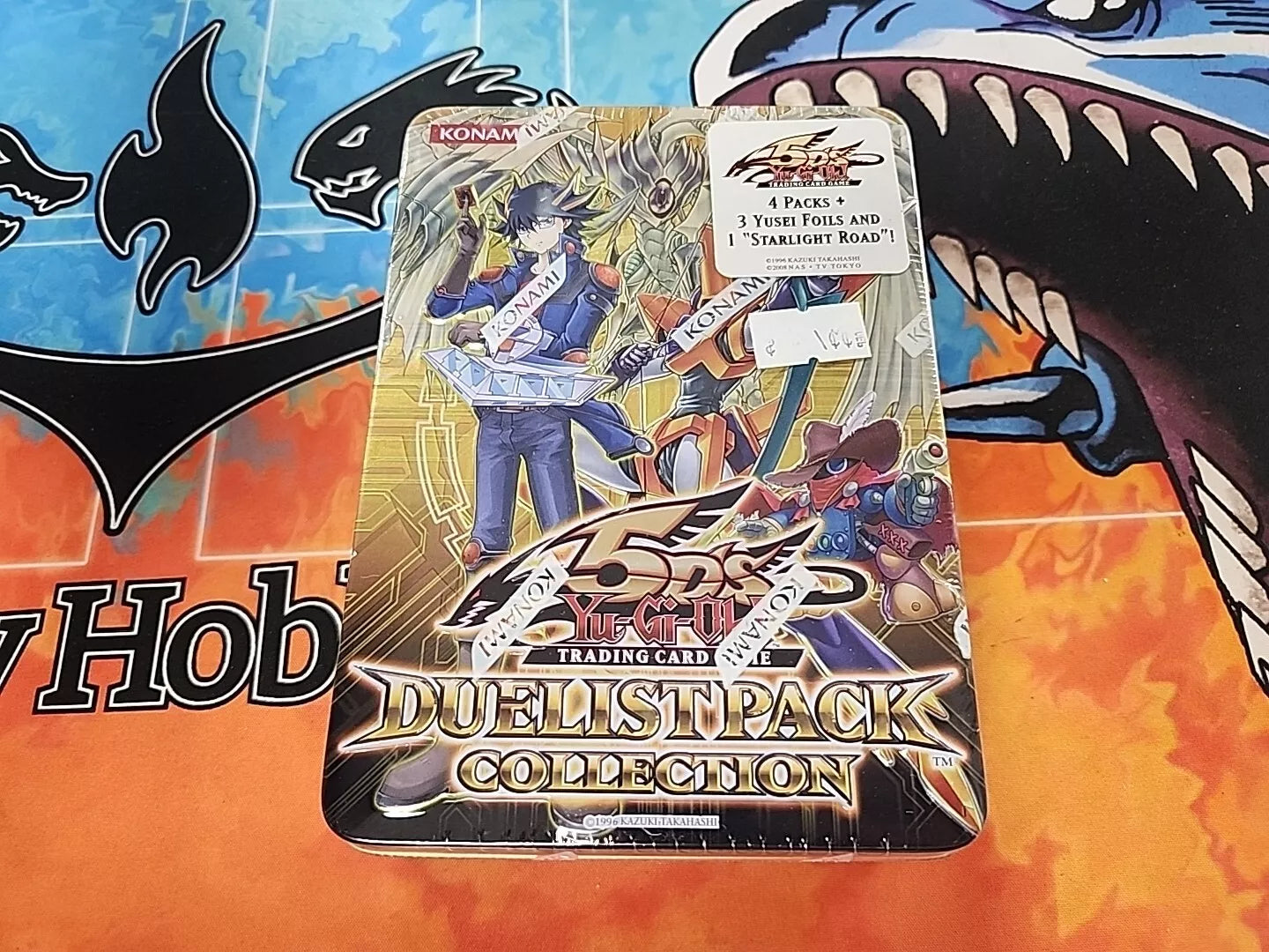 Yugioh Duelist Pack Collection Yusei Tin Yellow SEALED