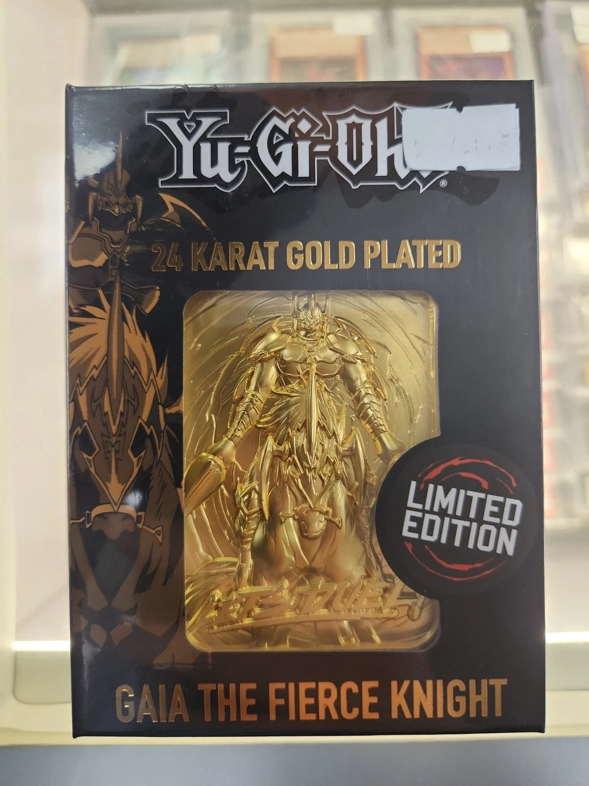 [CLEARANCE] Yugioh 24k Gold Plated Card Gaia Fierce Knight