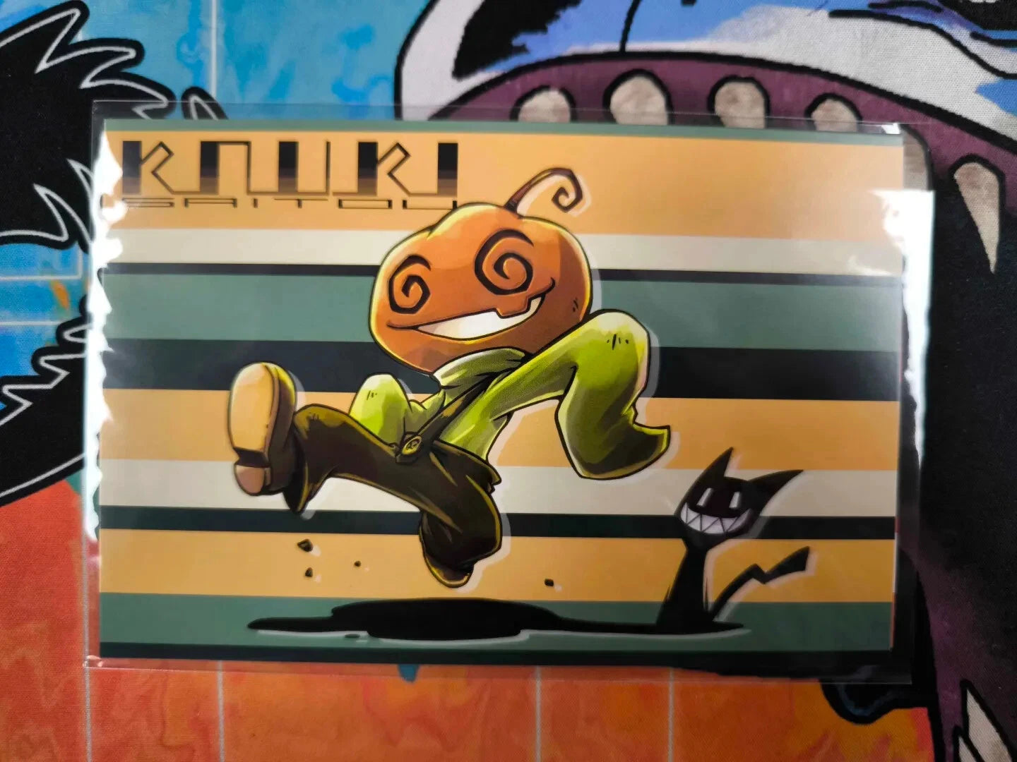 POKEMON Kouki Saitou Bubble Magician Original Art Framed w/ Museum Glass