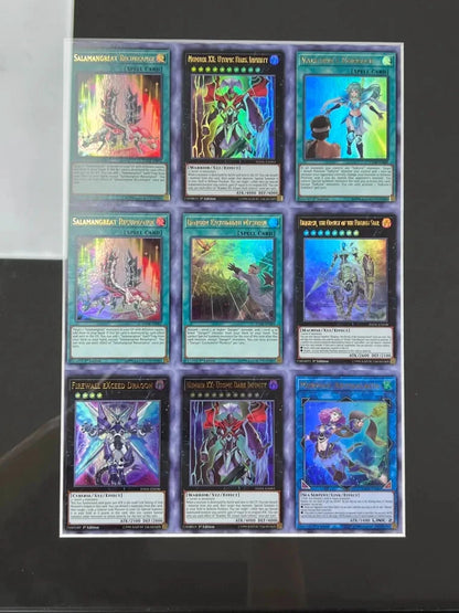 YuGiOh - DANE (Dark Neostorm) Uncut Sheet Frame 3x3 ULTRA RARE