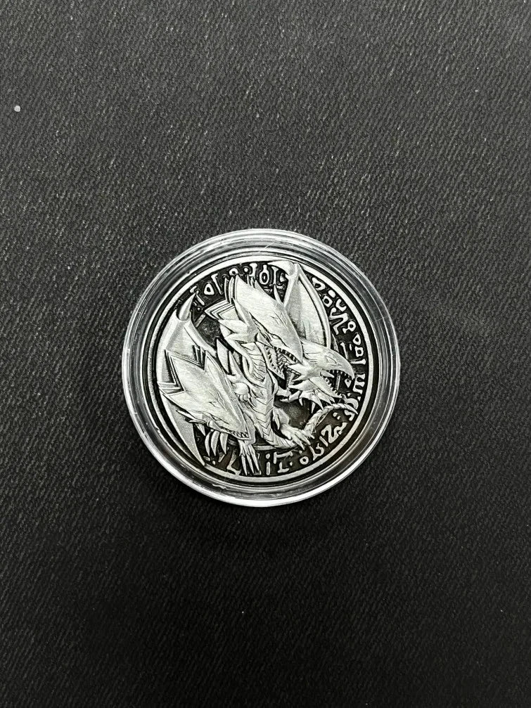 YuGiOh - Blue-Eyes Ultimate Dragon - CS Pre-Reg Silver Coin Official