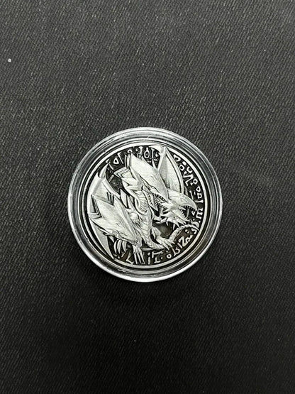 YuGiOh - Blue-Eyes Ultimate Dragon - CS Pre-Reg Silver Coin Official