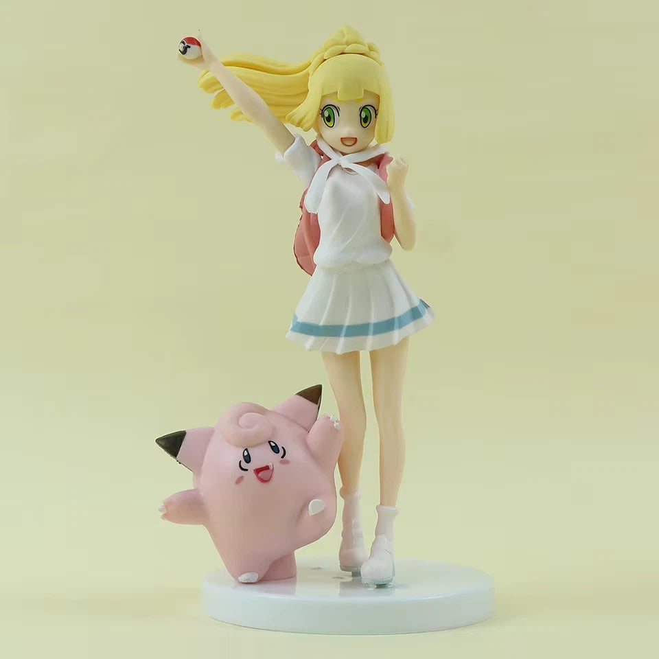 Pokemon Lillie & Clefairy Unofficial Figure
