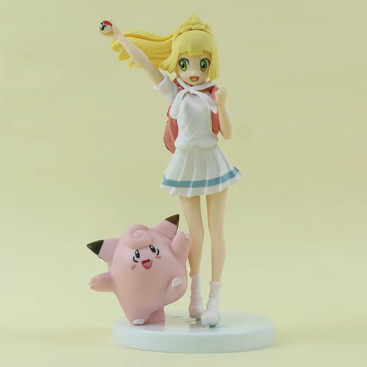 Pokemon Lillie & Clefairy Unofficial Figure