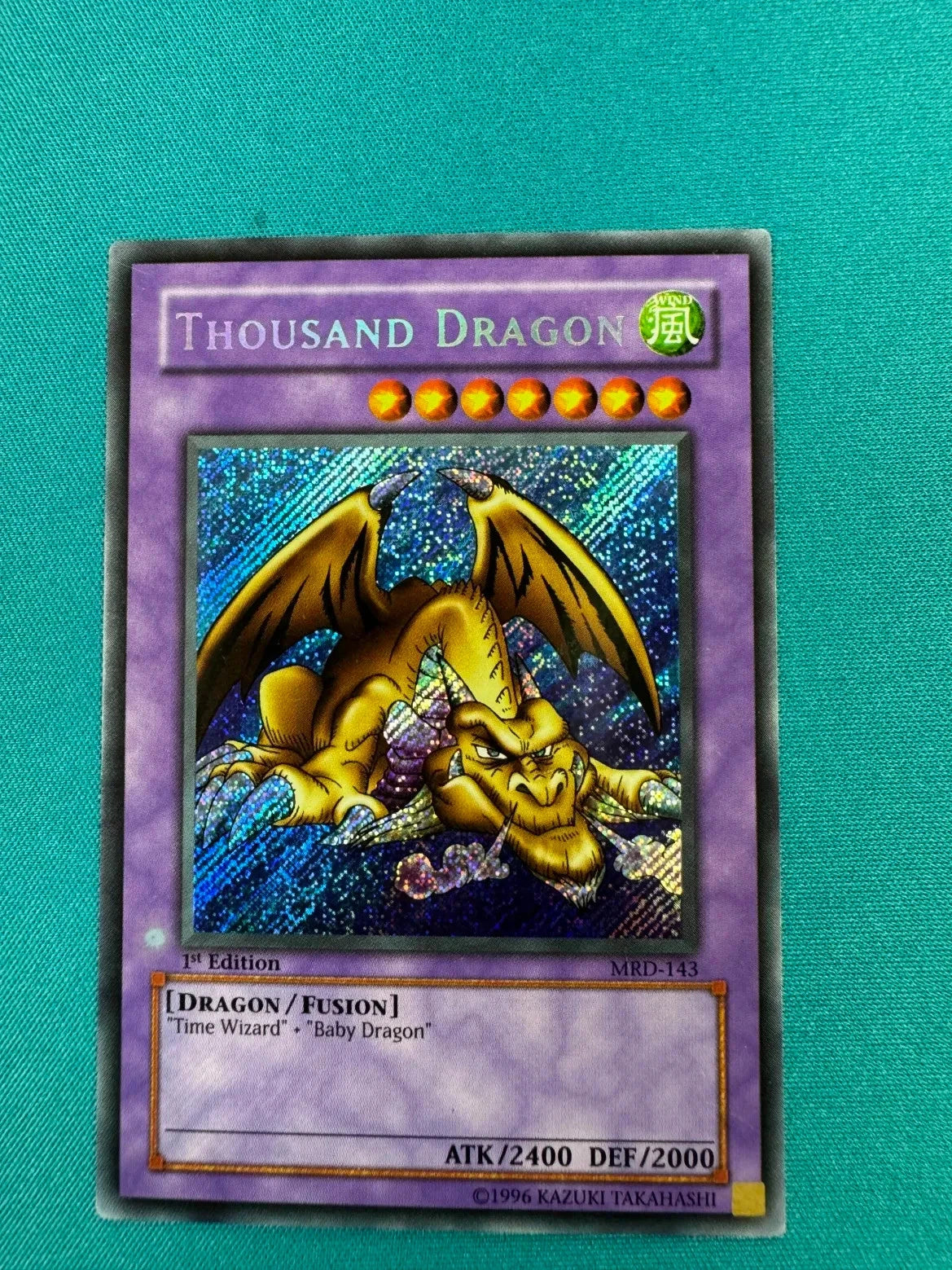 Yugioh Thousand Dragon 1st Edition MRD-143 Secret Rare VLP ASIAN ENGLISH