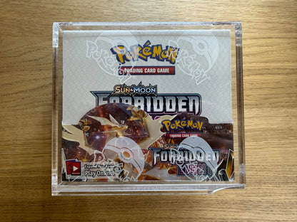 Pokemon Sun & Moon Forbidden Light Booster Box W/ Acrylic Case (Sealed)