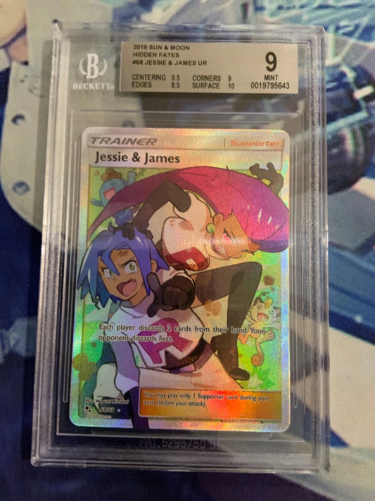 Pokemon - Jessie & James 68 FA BGS 9