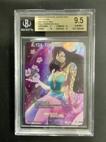 Otherverse Alysia, Full Power SR Holo SR-002 - 2023 Hidden Void 1st Edition