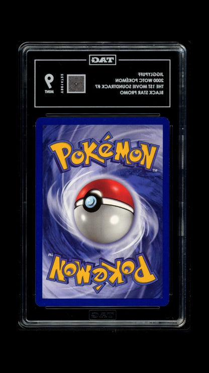 Pokemon Jigglypuff 2000 WOTC The 2st Movie Soundtrack Black Star Promo TAG 9
