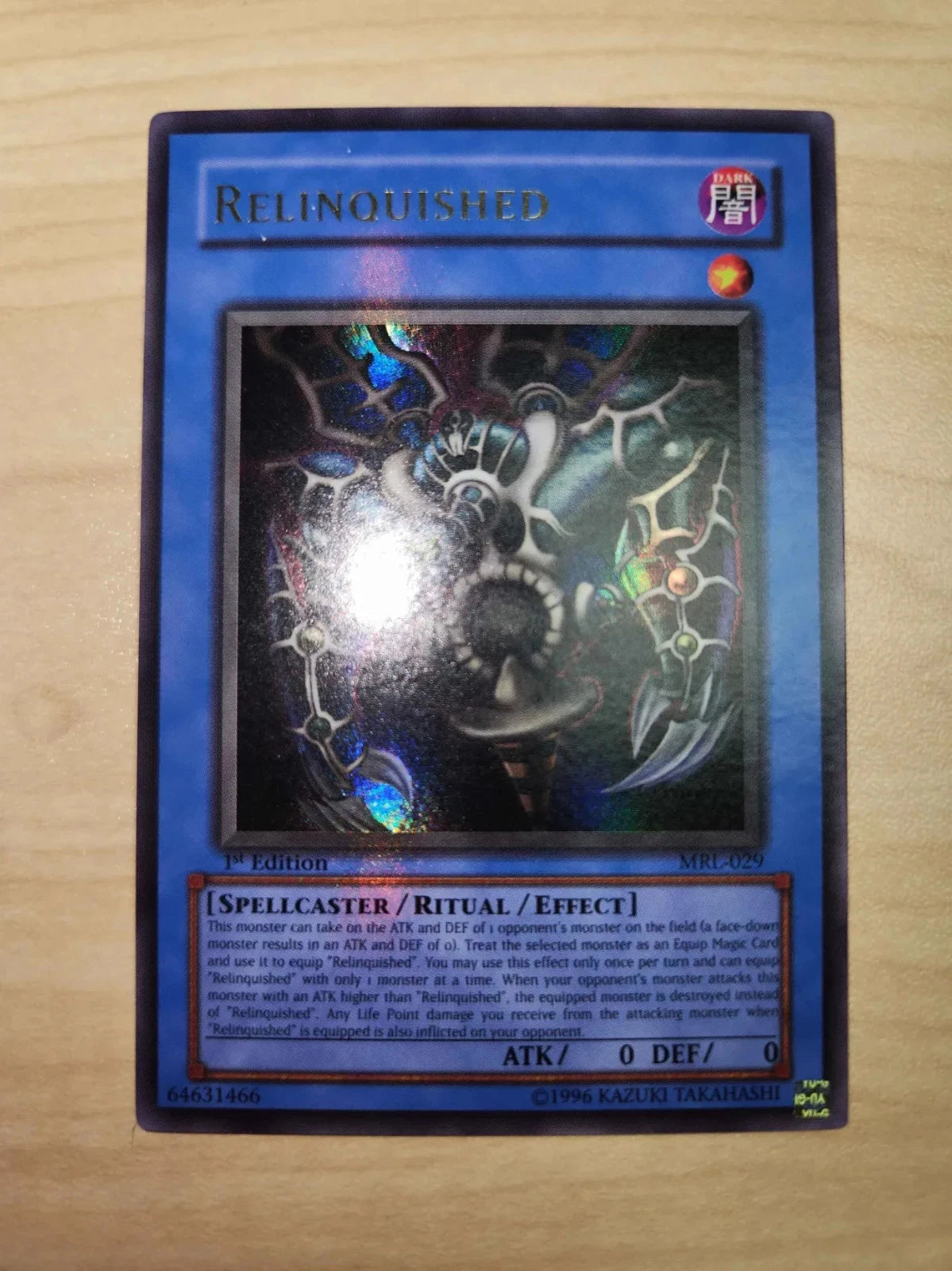 Yugioh Relinquished MRL-029 Magic Ruler 1st Edition NM