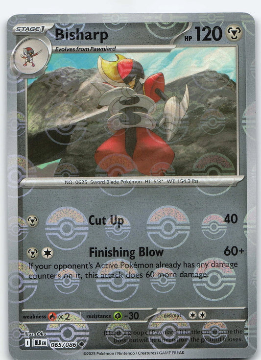Bisharp (Poke Ball Pattern) 65 - SV Black Bolt Holofoil
