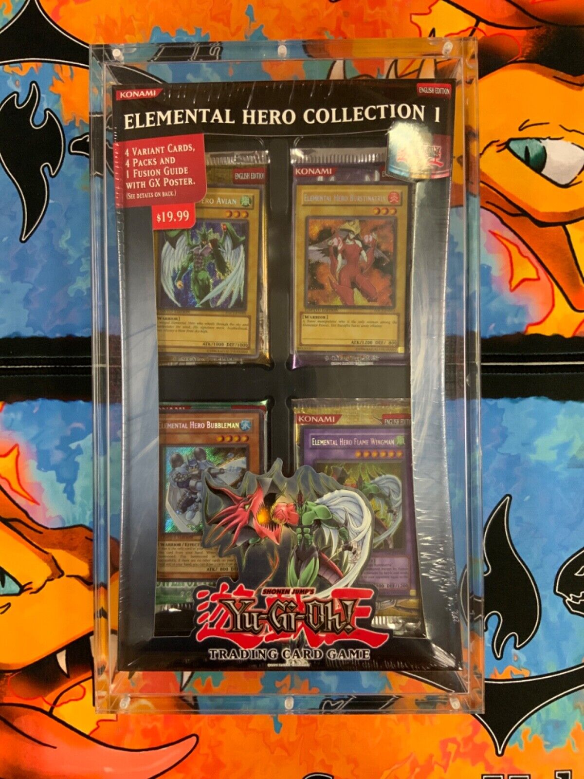 Yugioh Acrylic Elemental Hero Collection EHC1 UV Protective Magnetic