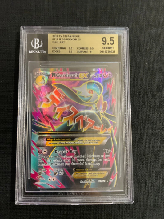 Pokemon - M Gardevoir EX Steam Siege 112/114 BGS 9.5