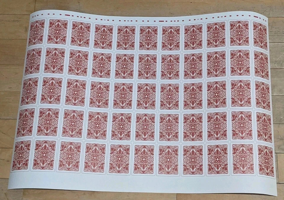 METAZOO Uncut Sheet & Tube - Cryptid Nation Non-holo Poker Full Set