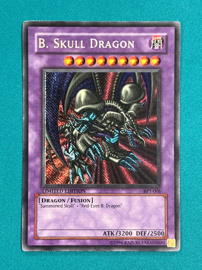 Yugioh B Skull Dragon Limited Edition BPT-006 Secret Rare LP REVERSE FOIL