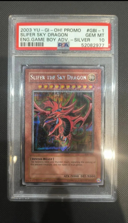 Yugioh - Slifer the Sky Dragon GBI Secret PSA 10 GEM MINT