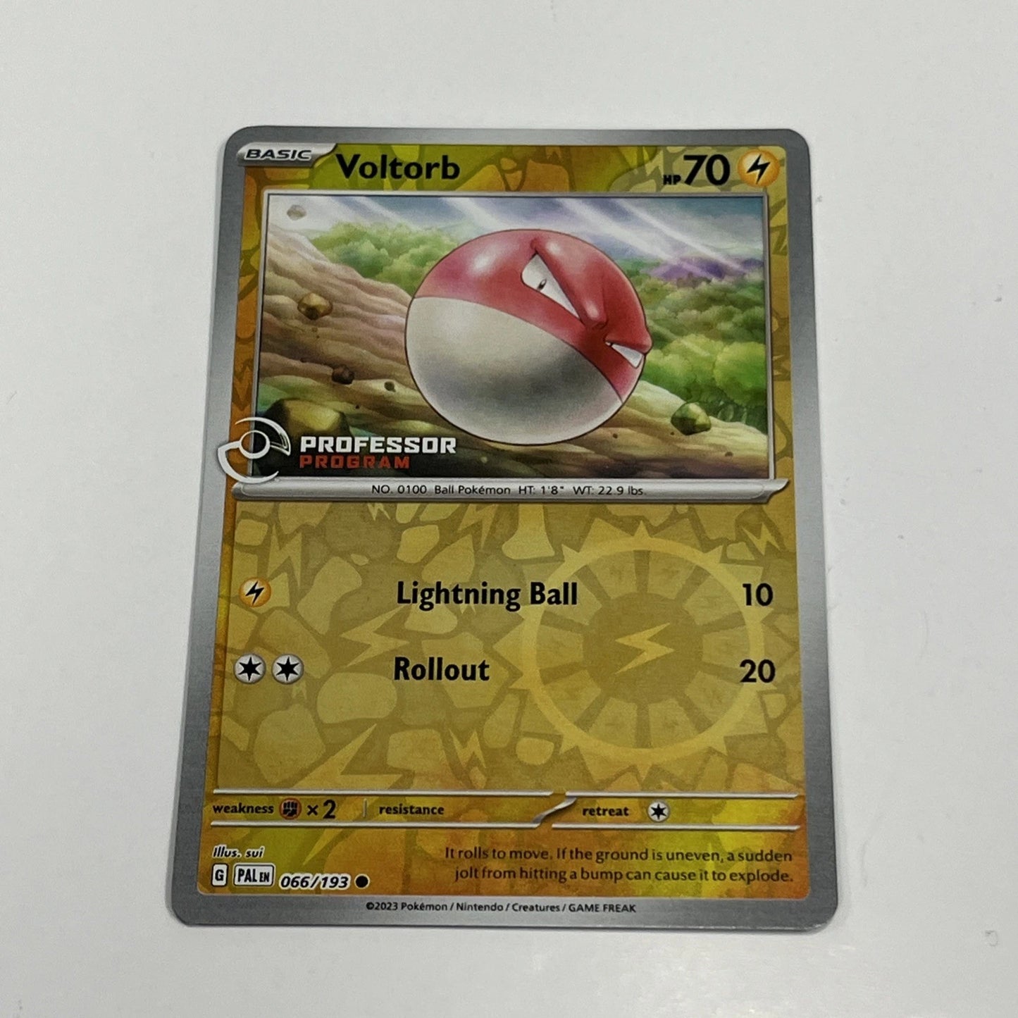 Voltorb - 066/193 66 - Professor Program Promos Reverse Holofoil