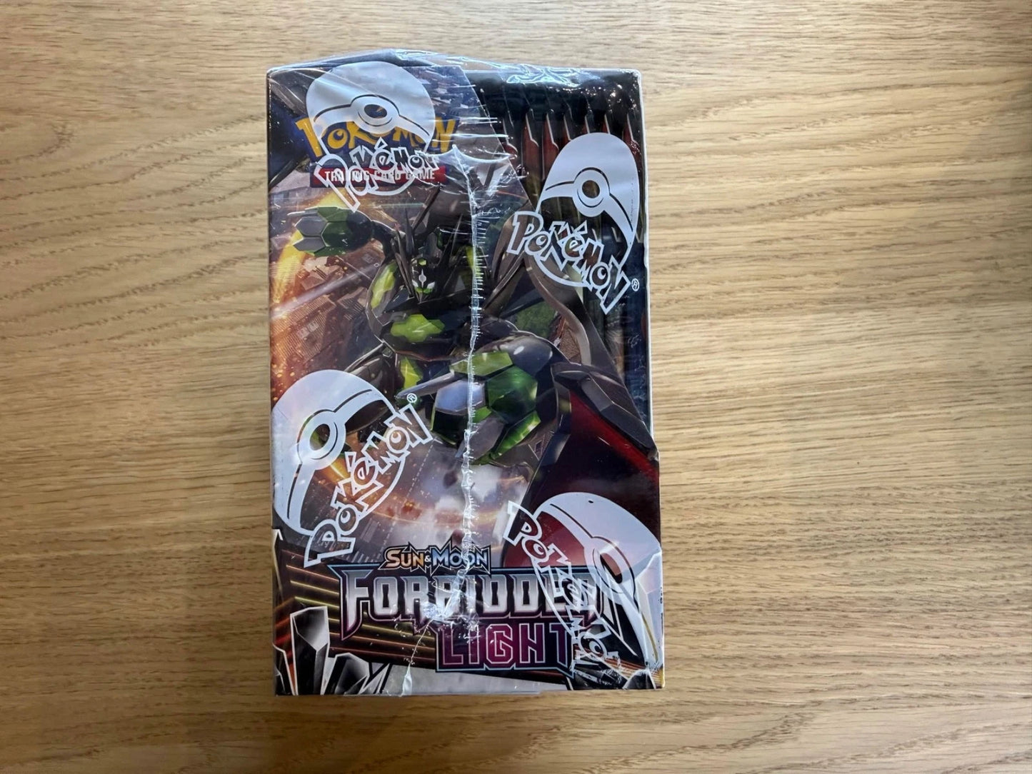 Pokemon Sun & Moon Forbidden Light Booster Box W/ Acrylic Case (Sealed)