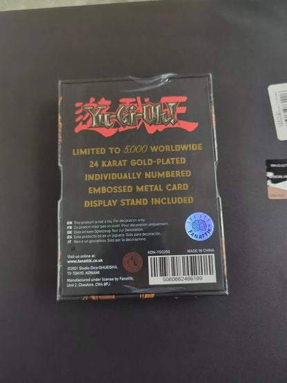 [CLEARANCE] Yugioh 24k Gold Plated Card Black Luster Soilder