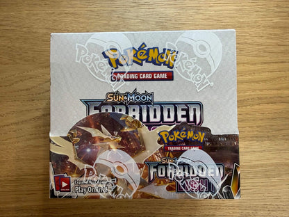 Pokemon Sun & Moon Forbidden Light Booster Box W/ Acrylic Case (Sealed)