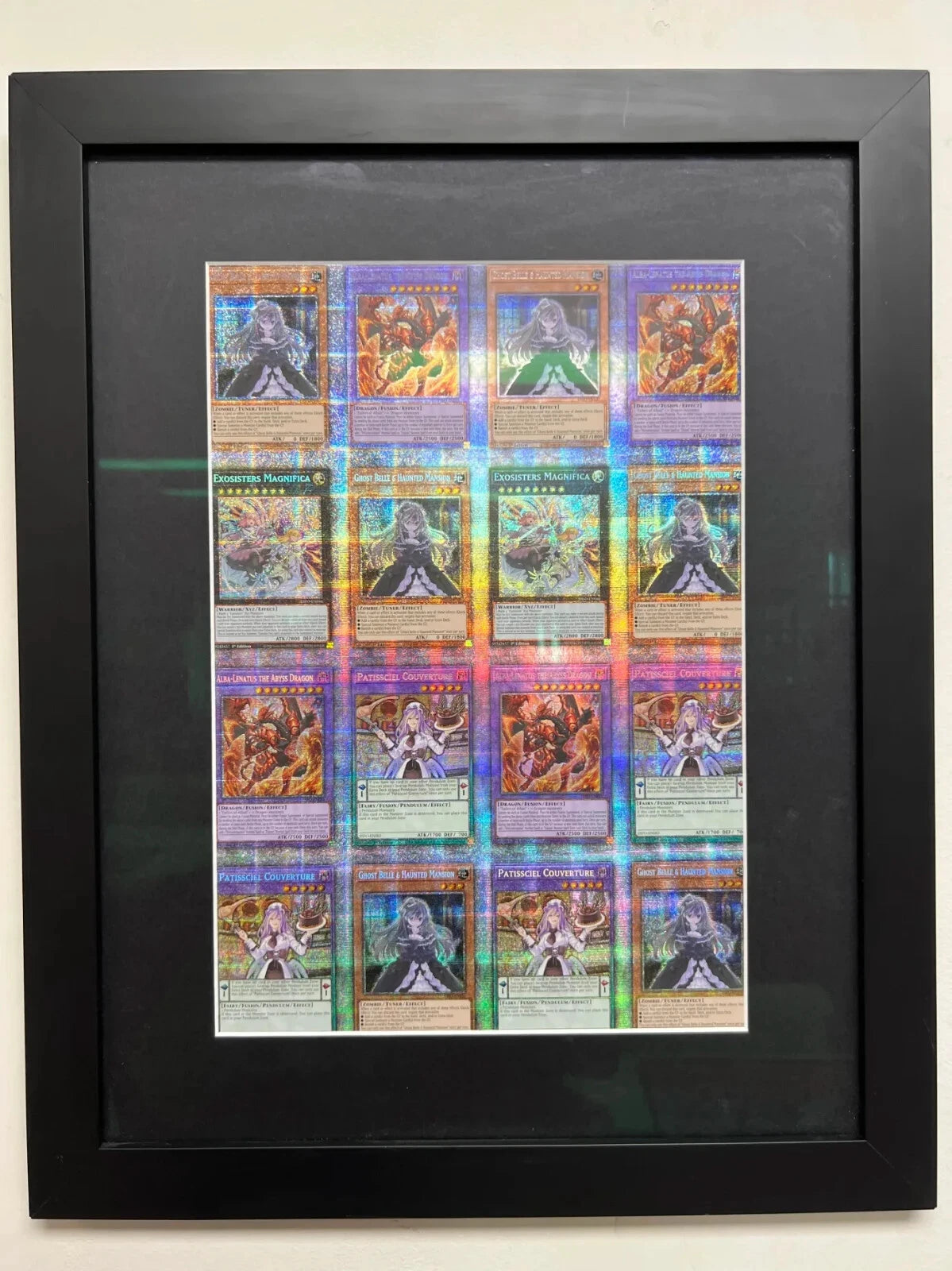 YuGiOh - DIFO (Dimension Force) Uncut Sheet Frame 4x4 STARLIGHT RARE