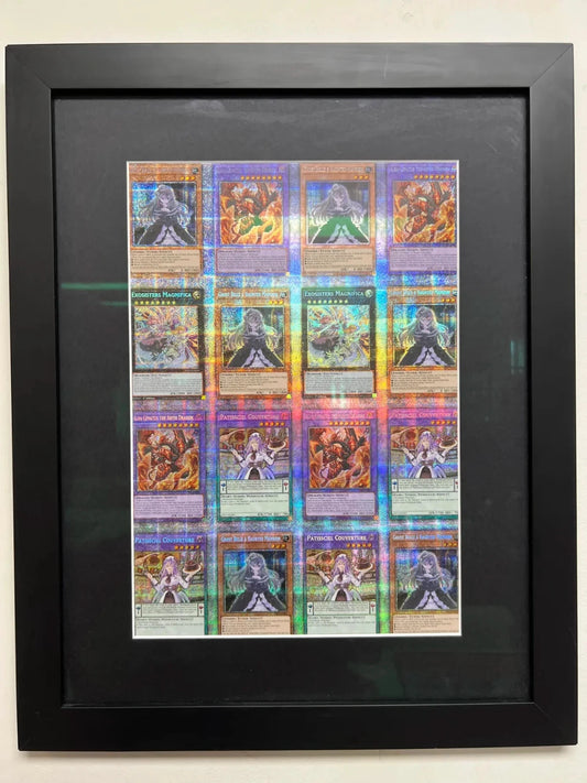 YuGiOh - DIFO (Dimension Force) Uncut Sheet Frame 4x4 STARLIGHT RARE