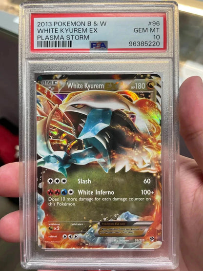 Pokemon White Kyurem EX Plasma Storm 96/135 PSA 10