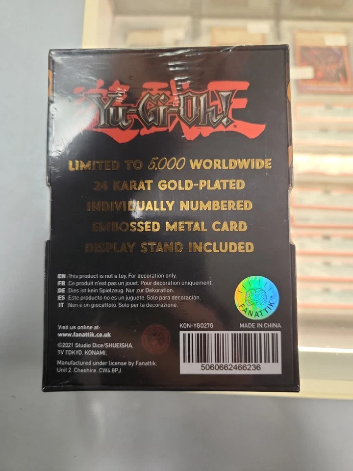 [CLEARANCE] Yugioh 24k Gold Plated Card Kuriboh