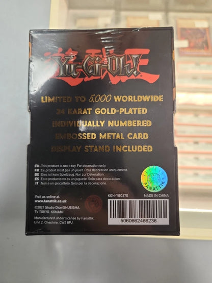 [CLEARANCE] Yugioh 24k Gold Plated Card Kuriboh