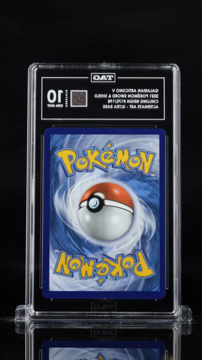 Pokemon Galarian Articuno V 2021 S&S Chilling Reign #170/198 AA - UR TAG 10 GM