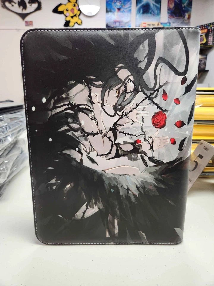 Overlord Albedo Binder Unofficial 9 Pocket Zippered Binder 360 Slot