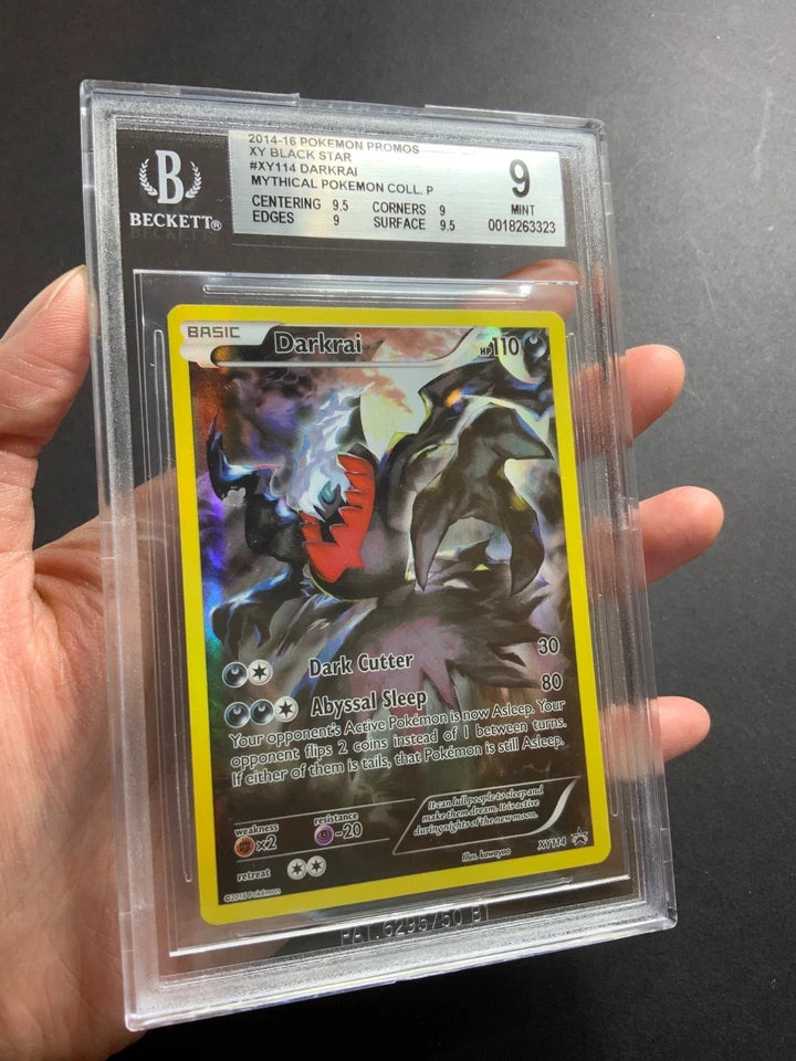 Pokemon Promos XY Black Star Darkrai Mythical Pokemon Collection #XY114 BGS 9